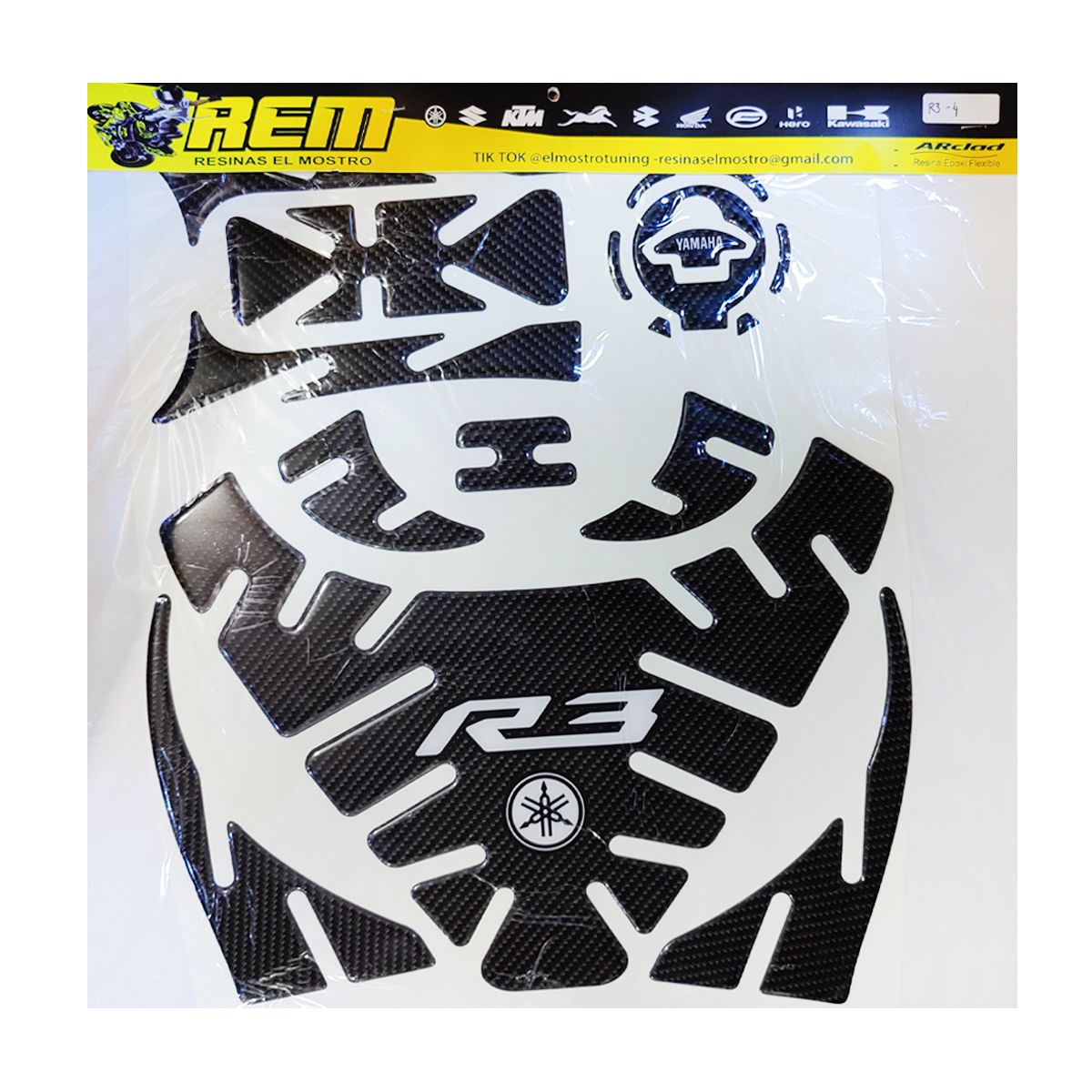 VikingoBiker PROTECTOR DE TANQUE FULLTANK YAMAHA R3 V2 0