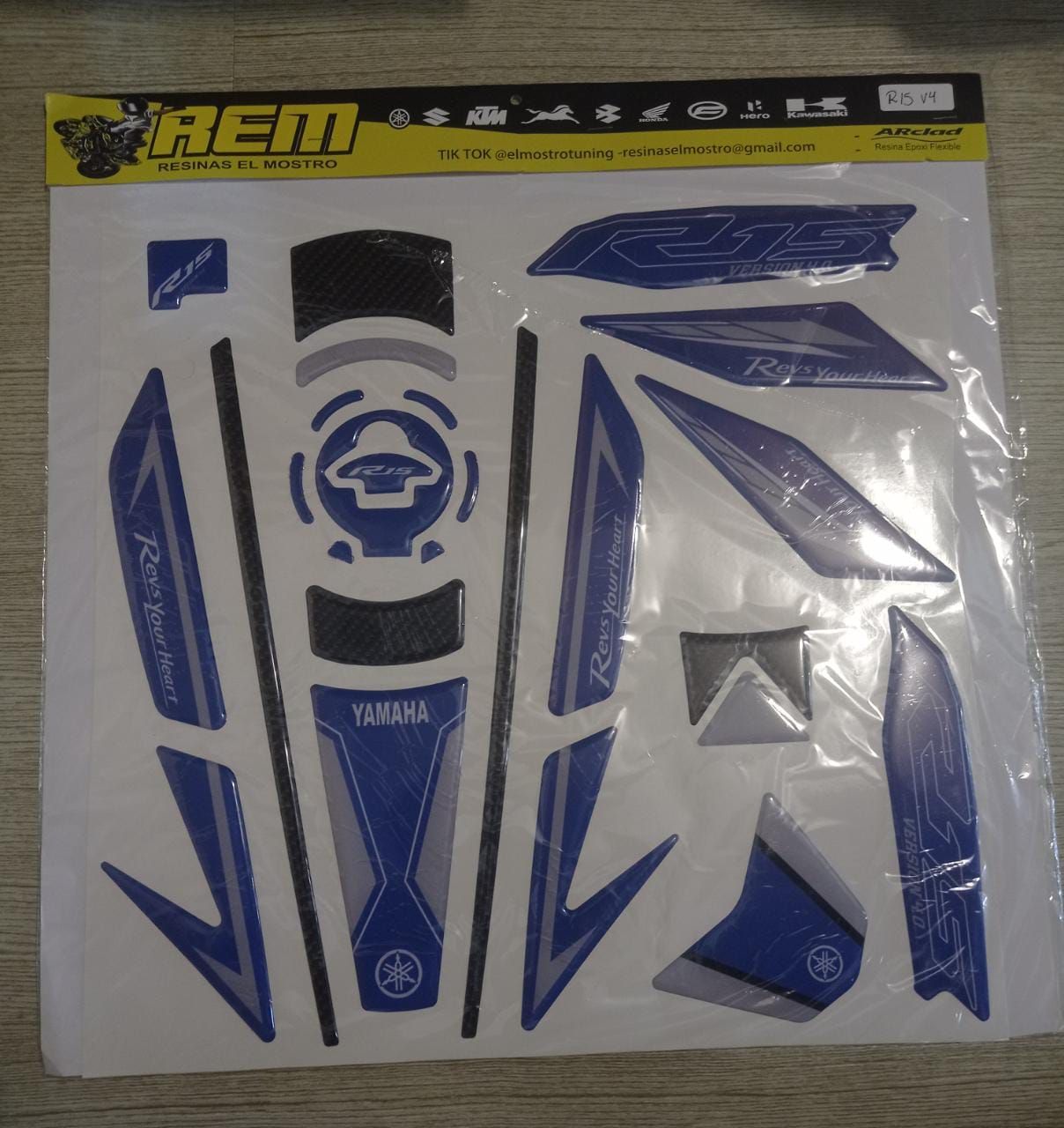 VikingoBiker PROTECTOR DE TANQUE FULLTANK YAMAHA R15 V4 0